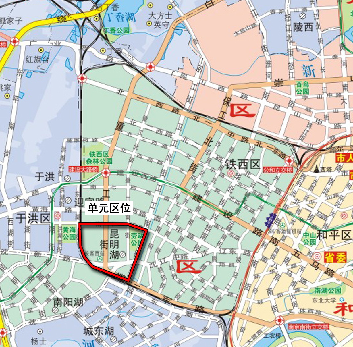 城區控制性詳細規劃批後公佈 鐵西區仙女湖單元-批後成果公式-瀋陽市