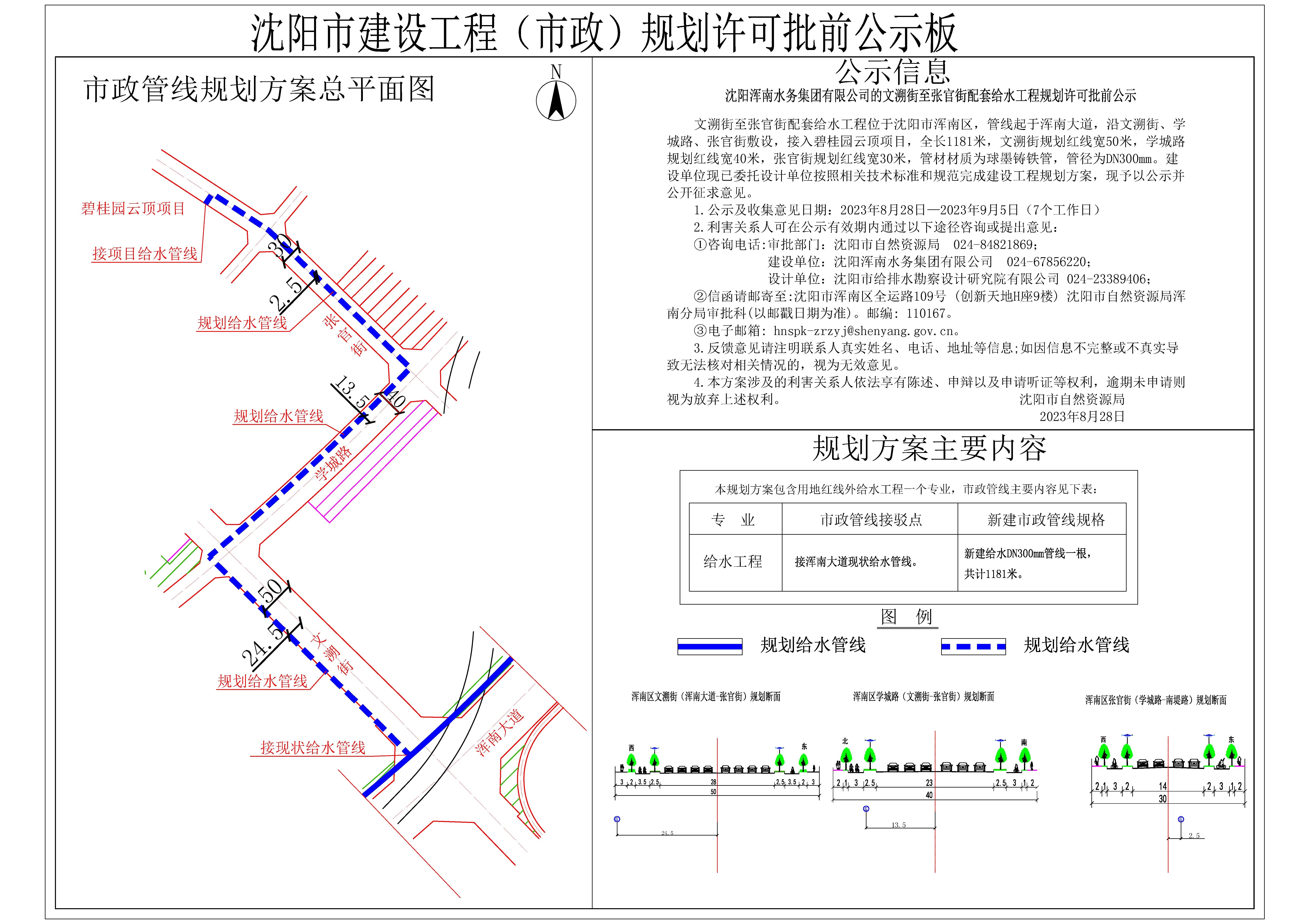沈阳浑南水务集团有限公司的文溯街至张官街配套给水工程规划许可批前公示-2023.08 (2).jpg