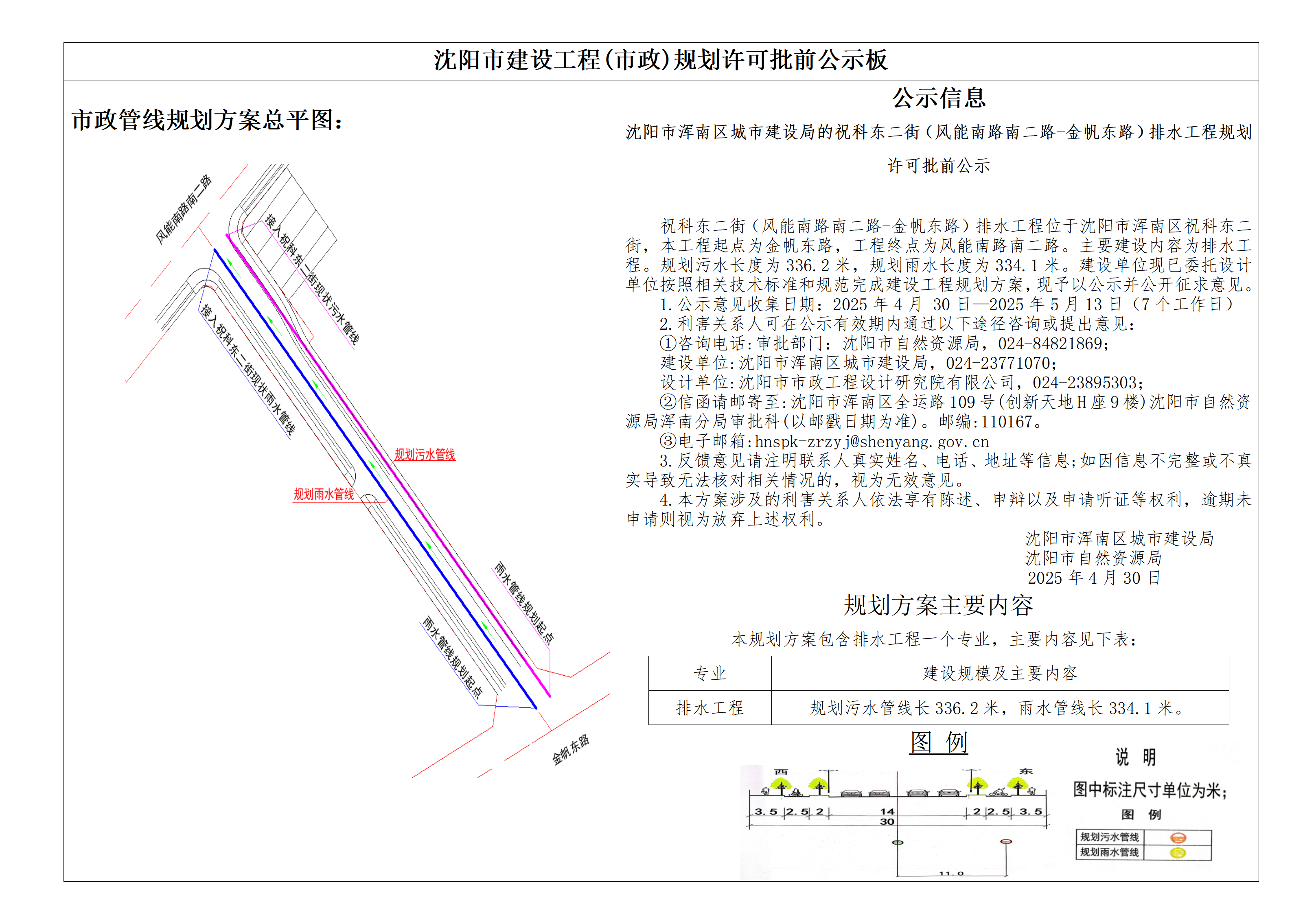 沈阳市浑南区城市建设局的祝科东二街(风能南路南二路-金帆东路)排水工程规划许可批前公示.png